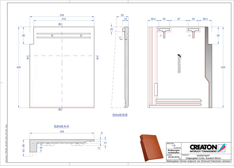 Plik CAD produktu KAPSTADT dachówka boczna lewa OGL-90