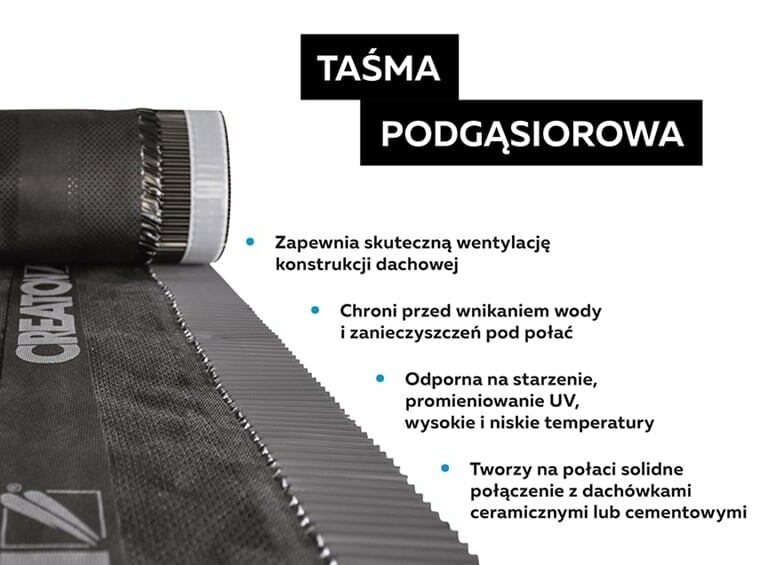 Czym cechuje się dobra taśma podgąsiorowa?