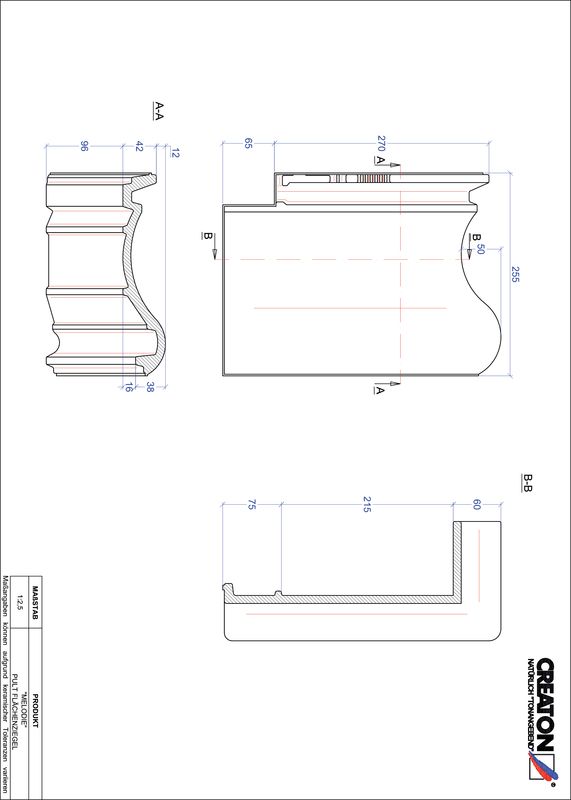 Plik CAD produktu MELODIE dachówka pulpitowa połaciowa PULTFLA