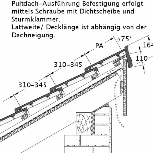 Rysunek techniczny produktu HEIDELBERG PDA PROFILIERTE-BDS