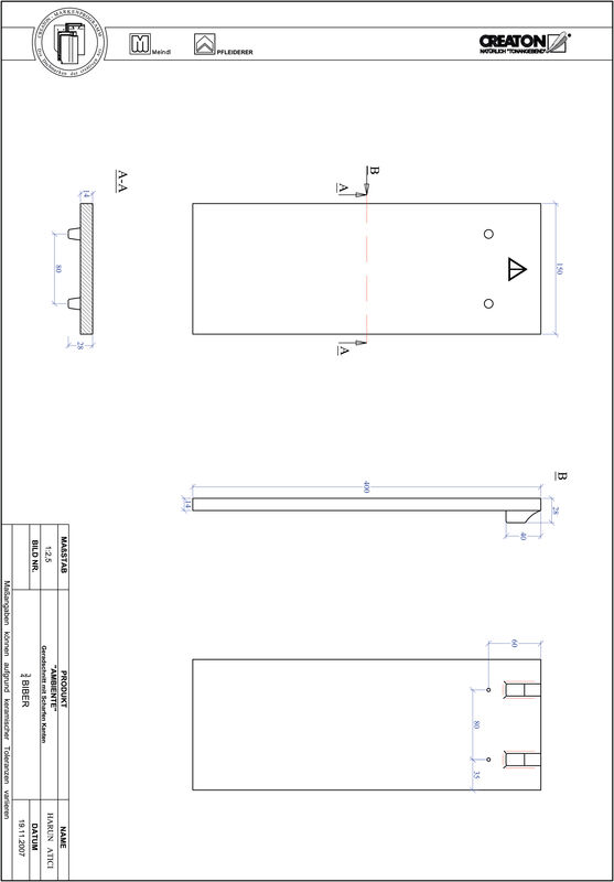 Plik CAD produktu AMBIENTE krój prosty GER-3-4