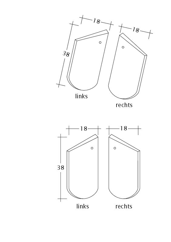 Rysunek techniczny produktu KLASSIK Unterlaeufer