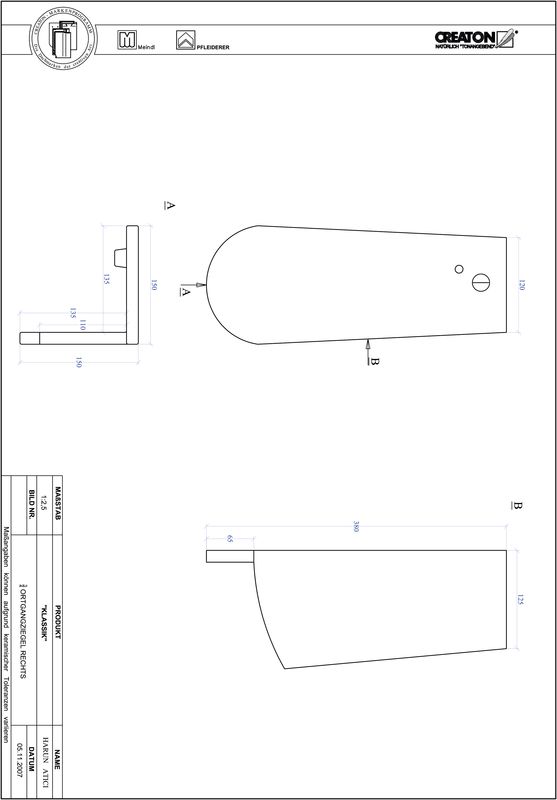 Plik CAD produktu KLASSIK krój zaokrąglony RUND-OGR-3-4