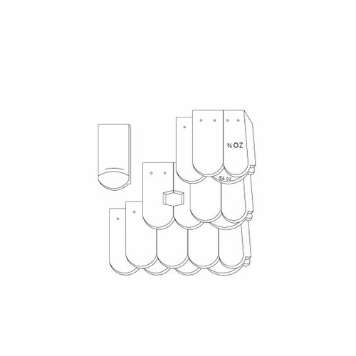 Rysunek techniczny produktu KLASSIK OGAusbildung-Kronendeckung-mit-OG-3-4-1-1-4