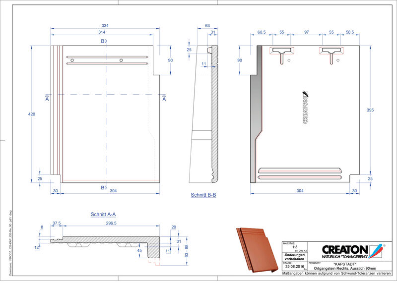 Plik CAD produktu KAPSTADT dachówka boczna prawa OGR-90