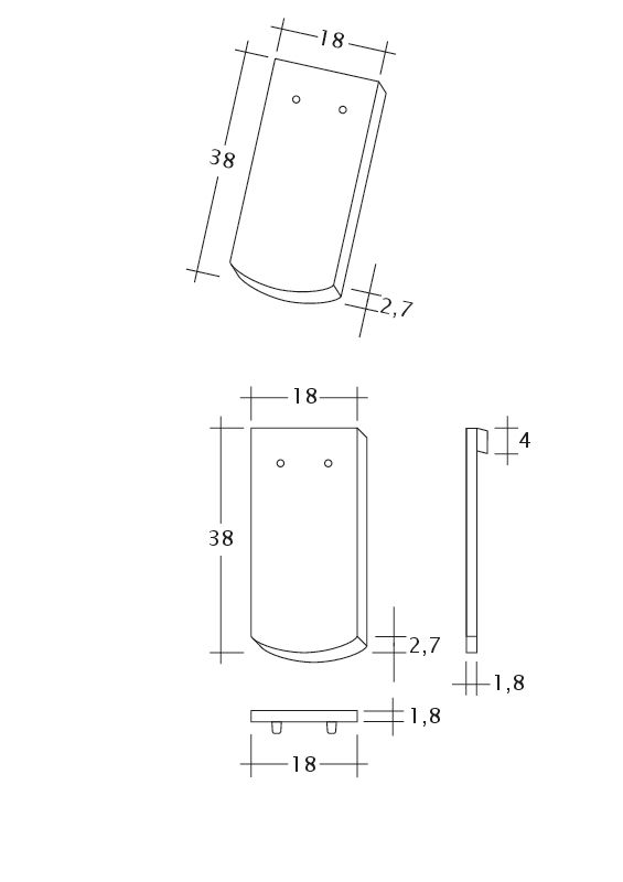 Rysunek techniczny produktu SAKRAL Seg-1-1