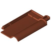 Product BIM model LOD 100 FUTURA copper red engobed Clay tile