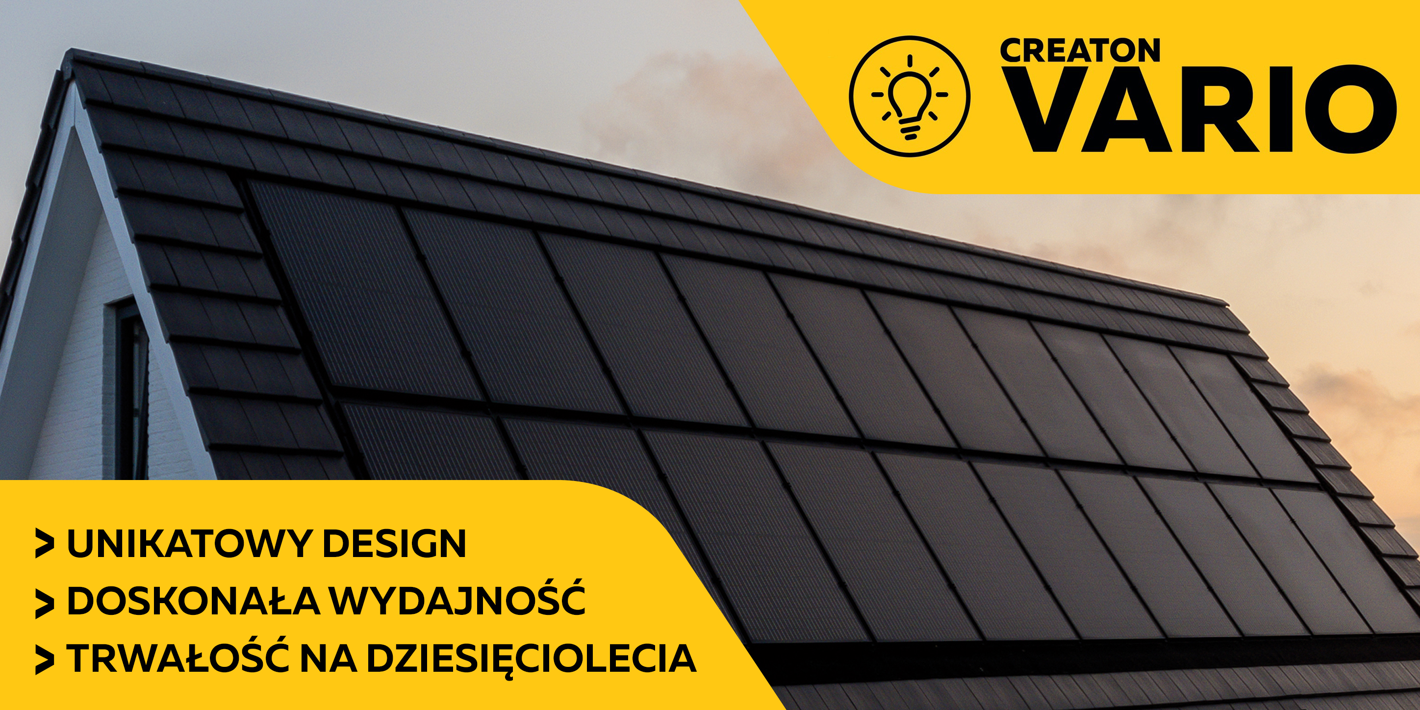 Zintegrowany system fotowoltaiczny CREATON VARIO
