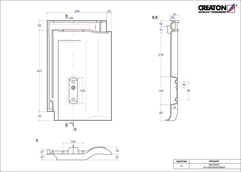 Plik CAD produktu BALANCE aluminium grunt. GRUNDALU