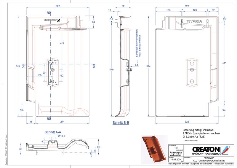 Plik CAD produktu TITANIA aluminium grunt. GRUNDALU