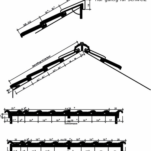 Rysunek techniczny produktu HARMONIE Szwajcaria HARMONIE