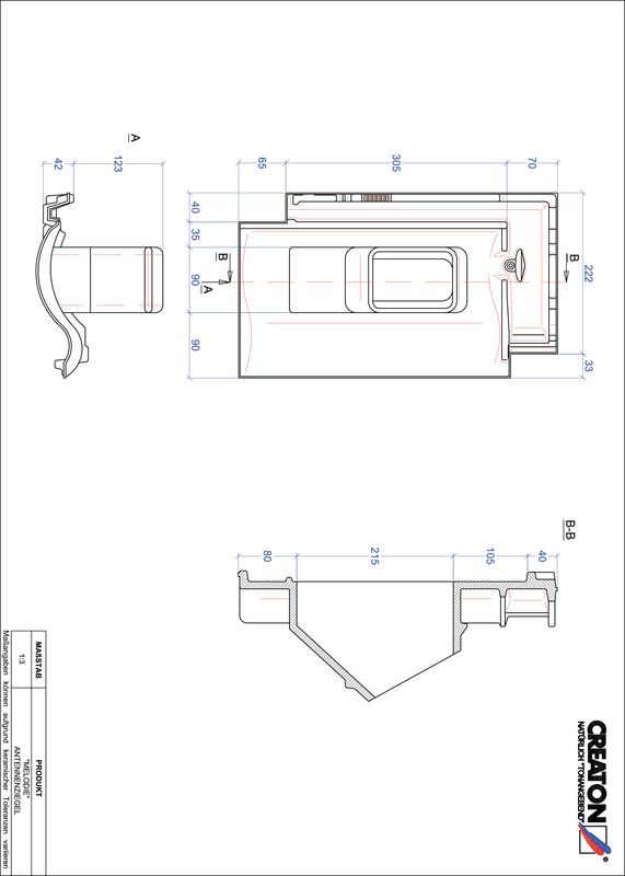 Plik CAD produktu MELODIE dachówka antenowa ANTENNE