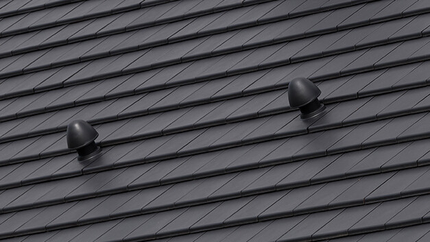 Dachówka ceramiczna SIMPLA - kominki dachowe