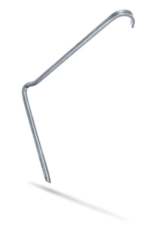 Klamra burzowa wbijana cynkowo-aluminiowa, łata uniwersalna (MAG, BAL, FUT, PRE)