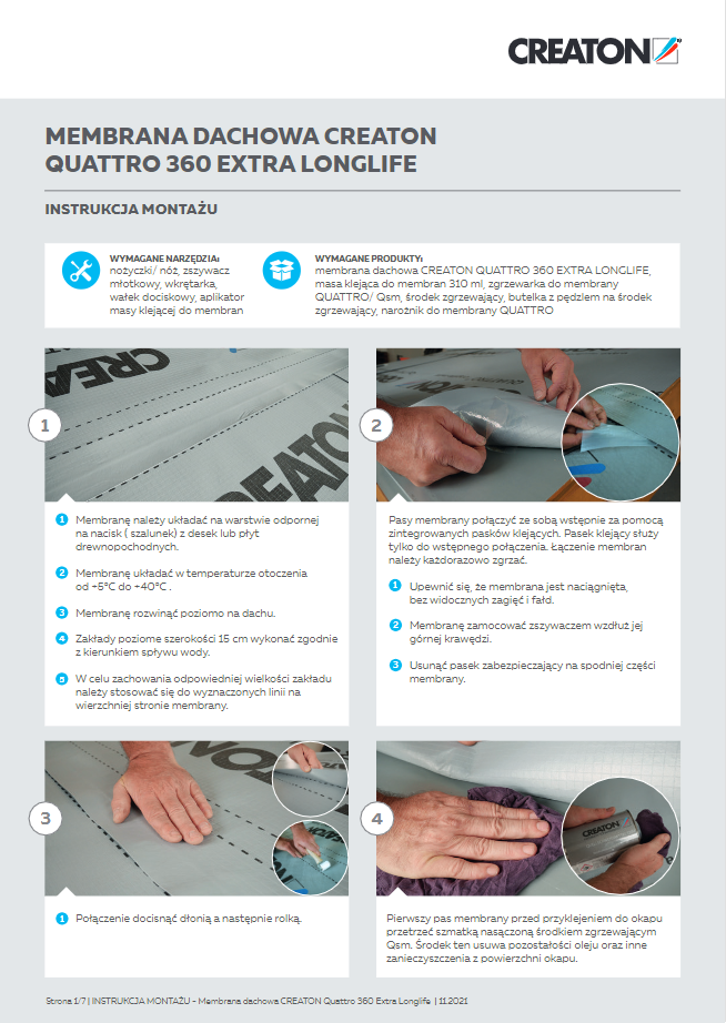 Membrana CREATON UNO 120 Classic