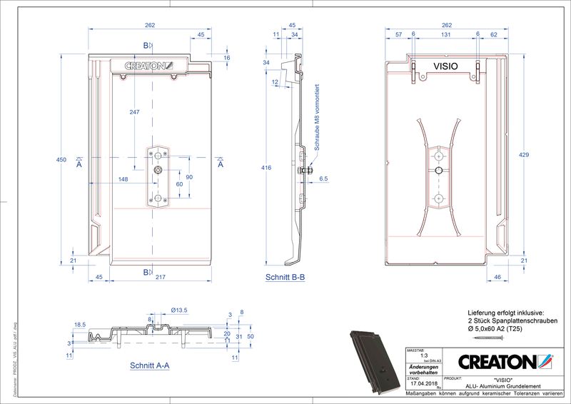 Plik CAD produktu VISIO aluminium grunt. GRUNDALU