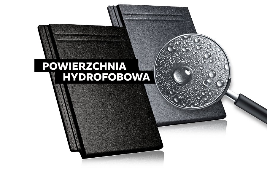 Hydrofobowość – cenna właściwość dachówek KAPSTADT DURATOP PRO