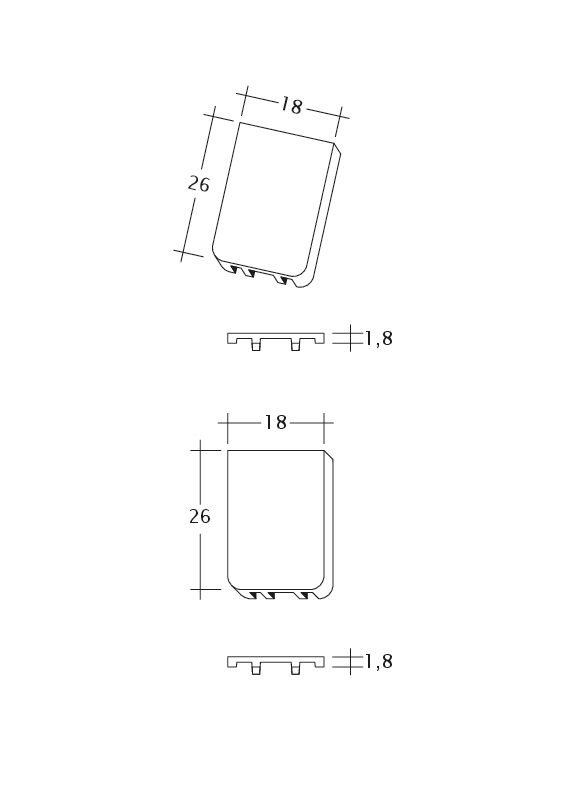 Rysunek techniczny produktu SAKRAL Traufluefter