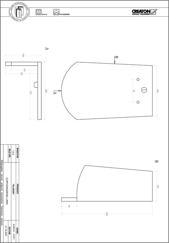 Plik CAD produktu KLASSIK krój zaokrąglony RUND-OGL-1-1-4