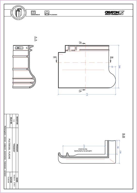 Plik CAD produktu PREMION dachówka pulpitowa PULT
