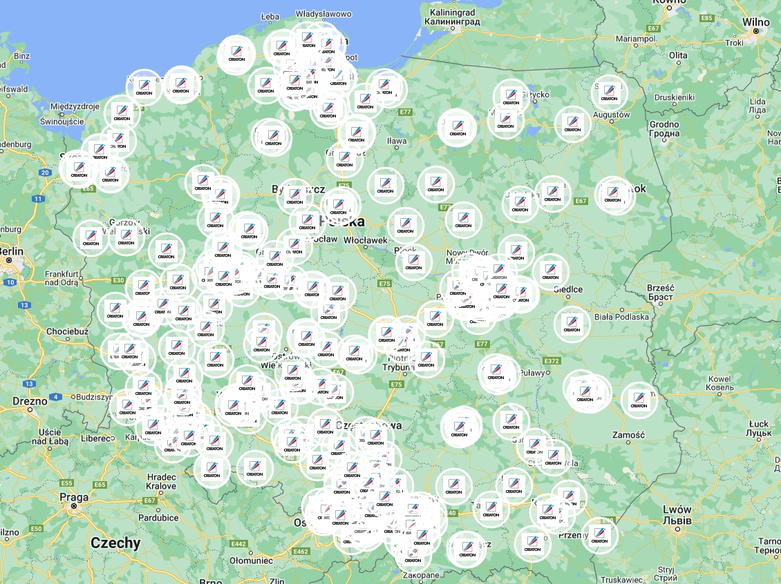 CREATON Polska - Dystrybutorzy