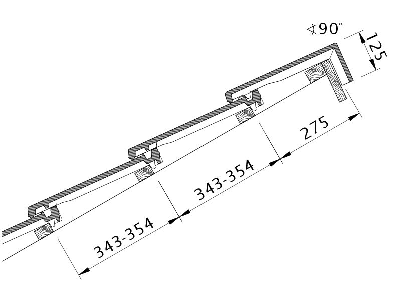 Rysunek techniczny produktu DOMINO PDA PDA