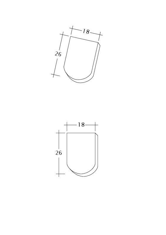 Rysunek techniczny produktu KLASSIK Firstanschluss