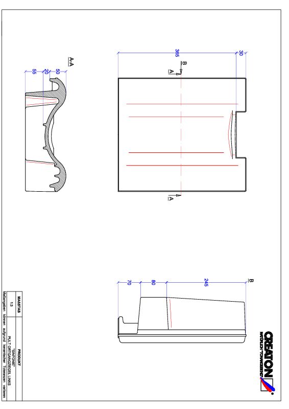 Plik CAD produktu SINFONIE dachówka pulpitowa boczna lewa PULTOGL
