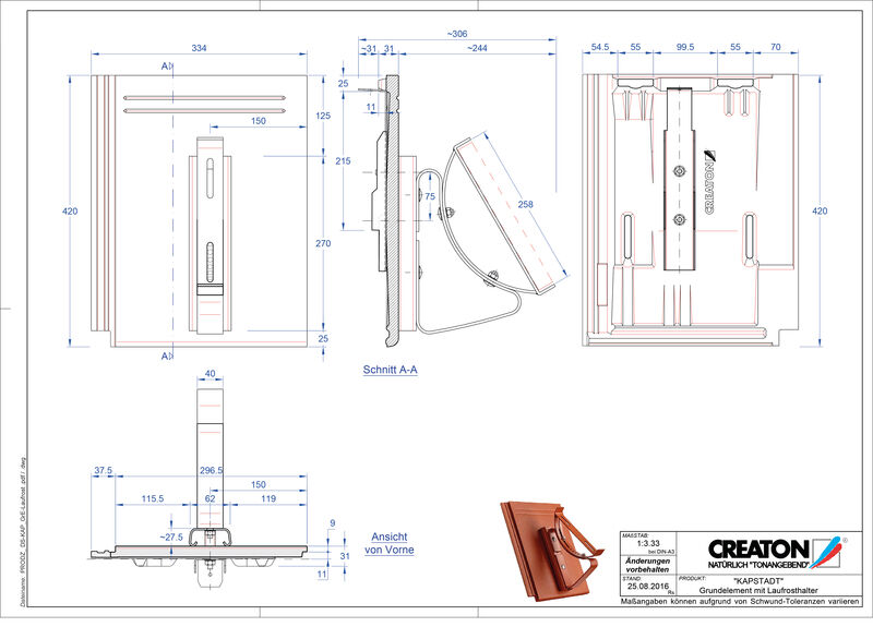 Plik CAD produktu KAPSTADT dach. podst. Laufrost