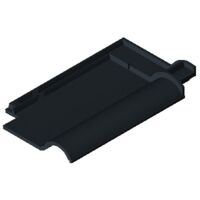 Product BIM model LOD 100 FUTURA black matt engobed Field tile
