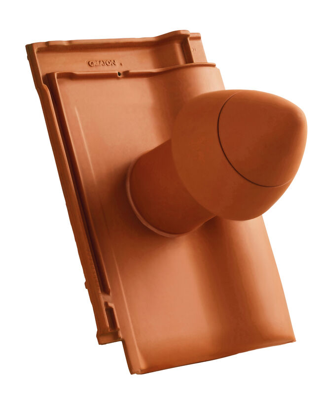 BAL SIGNUM ceramiczny kominek odpowietrzający instalację sanitarną DN 100 mm z odkręcaną pokrywą, z giętkim przewodem przył. (z adapterem)