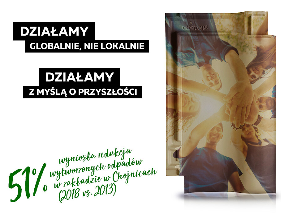 51% wyniosła redukcja wytwarzanych odpadów w zakładzie produkcyjnym CREATON Polska w Chojnicach