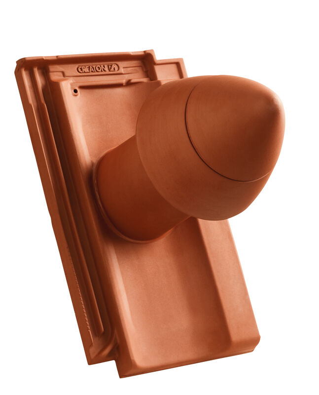 OPT SIGNUM ceramiczny kominek odpowietrzający instalację sanitarną DN 100 mm z odkręcaną pokrywą, z giętkim przewodem przył. (z adapterem)