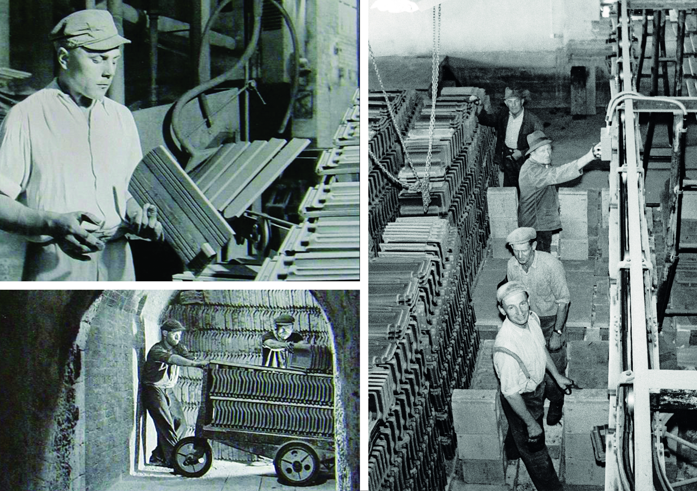 Historyczny proces produkcyjny w zakładach CREATON