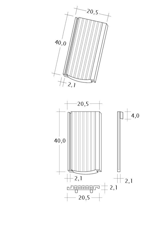 Rysunek techniczny produktu PROFIL Strangfalz-gewellt-1-1