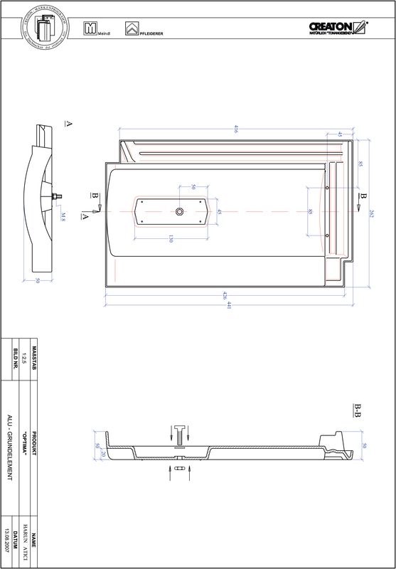 Plik CAD produktu TERRA OPTIMA aluminium grunt. GRUNDALU