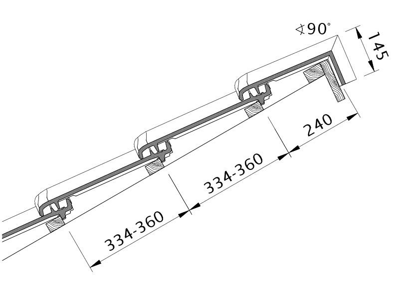 Rysunek techniczny produktu MZ3 DQF PDA