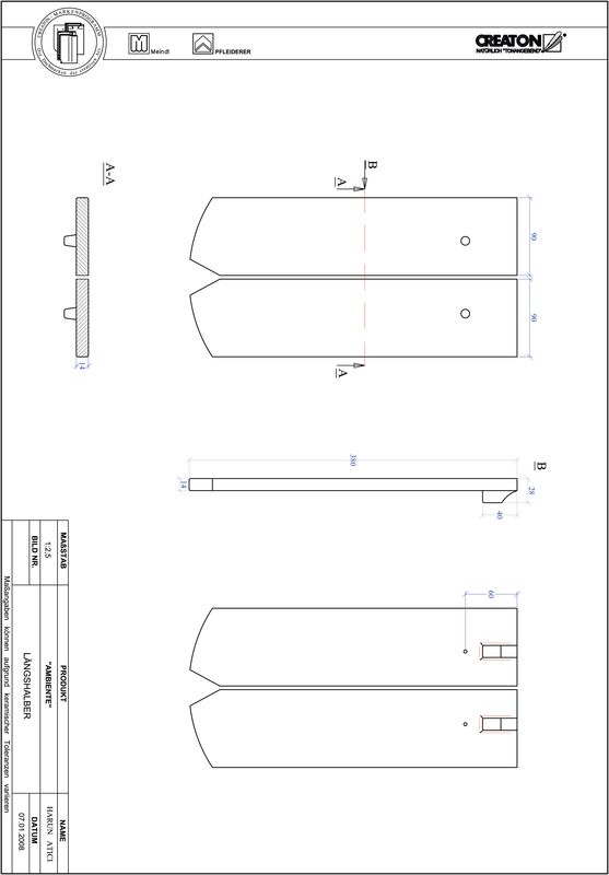 Plik CAD produktu AMBIENTE krój segmentowy SEG-LH