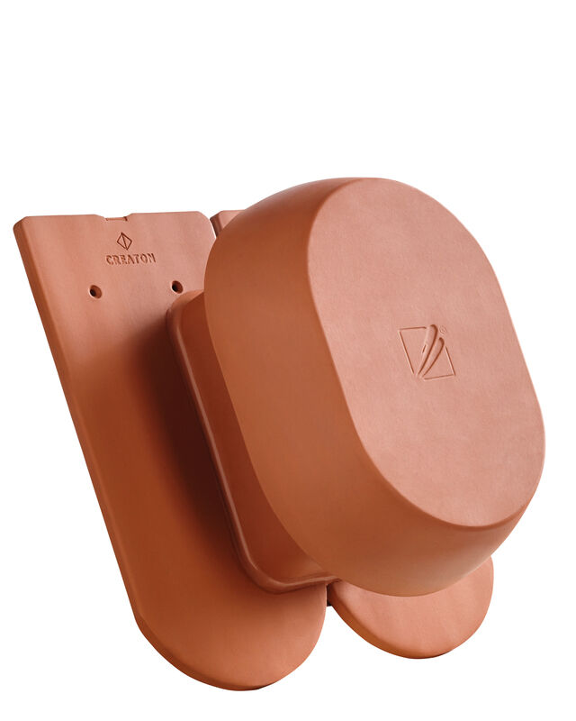 KLASSIK krój zaokrąglony SIGNUM ceramiczny kominek wentylacyjny DN 150/160 mm z adapterem