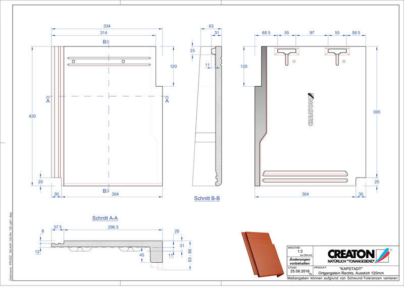 Plik CAD produktu KAPSTADT dachówka boczna prawa OGR-120