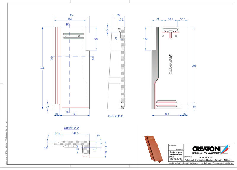 Plik CAD produktu KAPSTADT dachówka boczna prawa OGR-halb-120