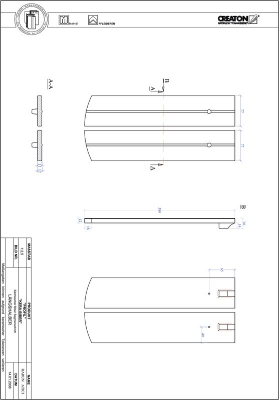 Plik CAD produktu PROFIL krój segmentowy KERA-SAECHS-15-CM-LH