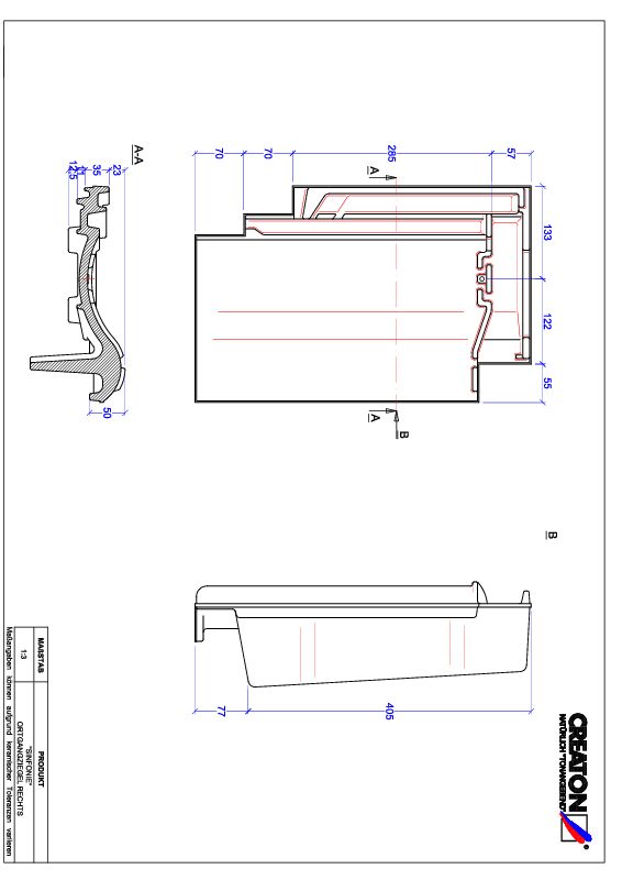 Plik CAD produktu SINFONIE dachówka boczna prawa OGR